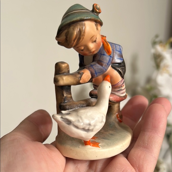 Hummel Figurine Boy with Goose - Picture 2 of 8